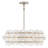 Rene 6 - Light Steel Dimmable Chandelier