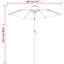 Novak 200cm Tilt Market Parasol-1115621551