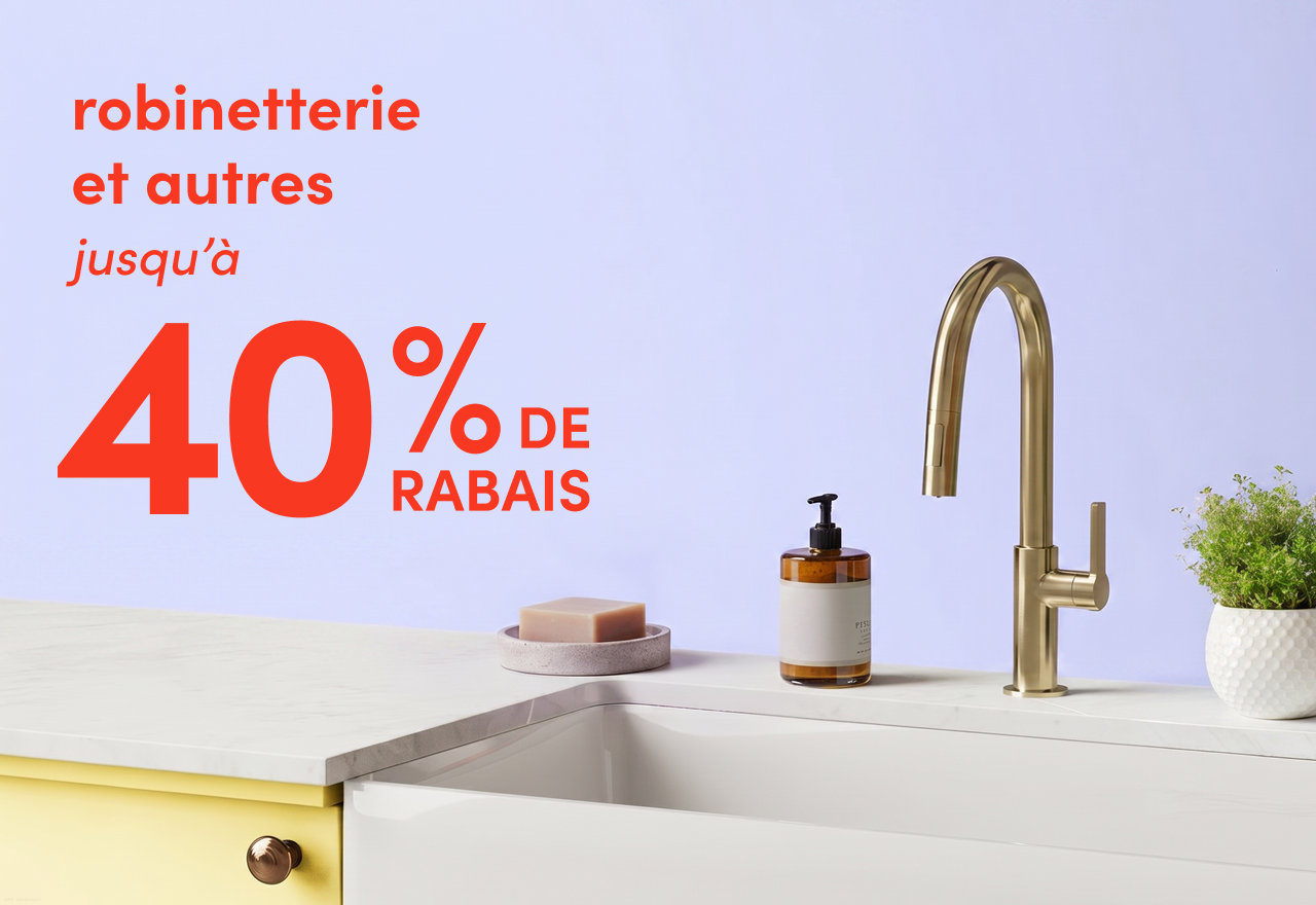 robinetterie et autres en solde