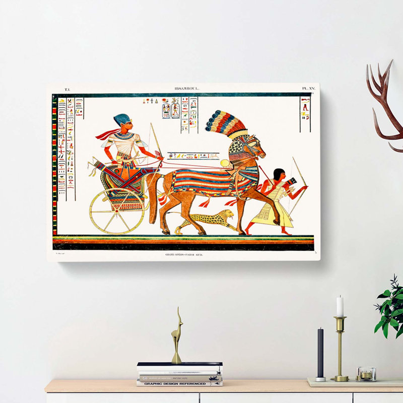 The Great Speos by J.F. Champollion - Wrapped Canvas, 60cm H x 91cm W x 3cm D