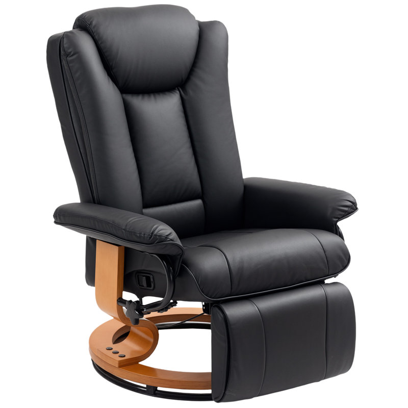 78cm Wide Swivel Home Theatre Recliner, Yellow, Black