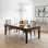 47.5 " Rectangular Solid Wood Top with Solid Wood Base Dining Table
