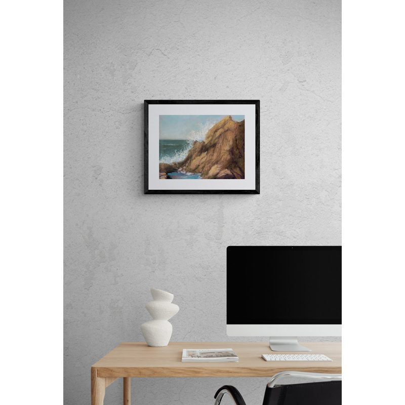 Crash Course Print by Dina Gardner, Black Framed Paper, 20" H x 16" W