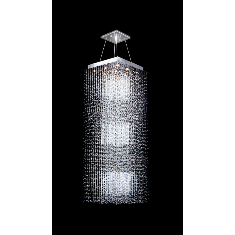 Luminaire suspendu 9 lumières Crystal Crystal, Spectra Swarovski