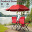 Portable Two Person Fishing Chair With Removable Umbrella-870570421