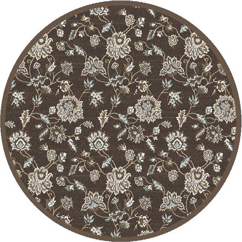 Pisa Floral Indoor Rug, Round 7'10"