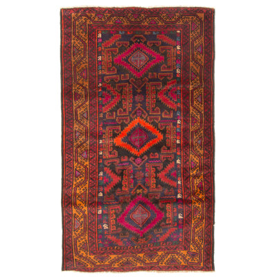 Tapis bleu marine 3 pi 5 po x 6 pi 2 po Riddell