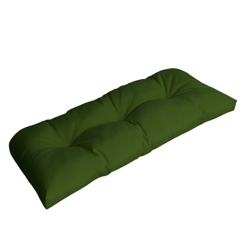 Kippie Sunbrella Outdoor 5'' Bench Seat Cushion, Canvas Palm Sunbrella® Canvas