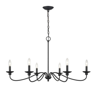 Delvona Dimmable Steel Chandelier