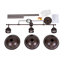 Essence 3-Light Industrial Kitchen Island Pendant Lighting Fixture Linear Chandelier-783587182