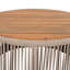 Table basse pour l'extérieur en corde de rotin et bois d'acacia-765625086