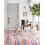 Tapis moderne lavable à l'intérieur avec tapis abstrait moderne antidérapant doux pour tapis-112638338