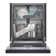 800 Series 24" Front Control Built-In Dishwasher with Hybrid Tub