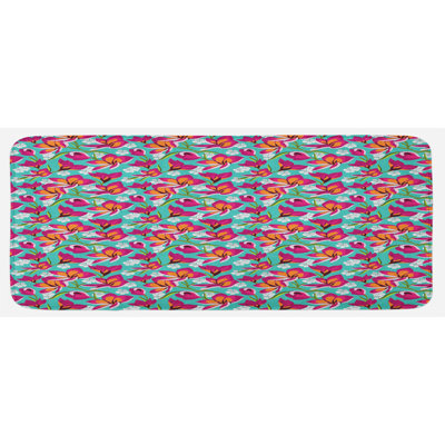 Tapis de cuisine tropical