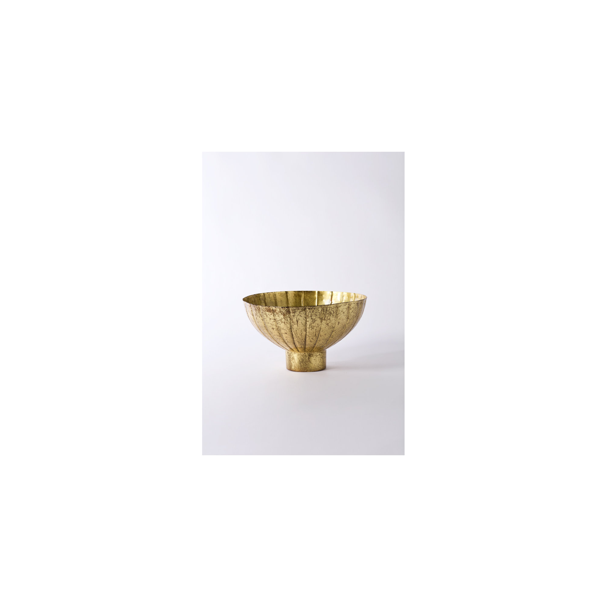Golden Shine Footed Bowl