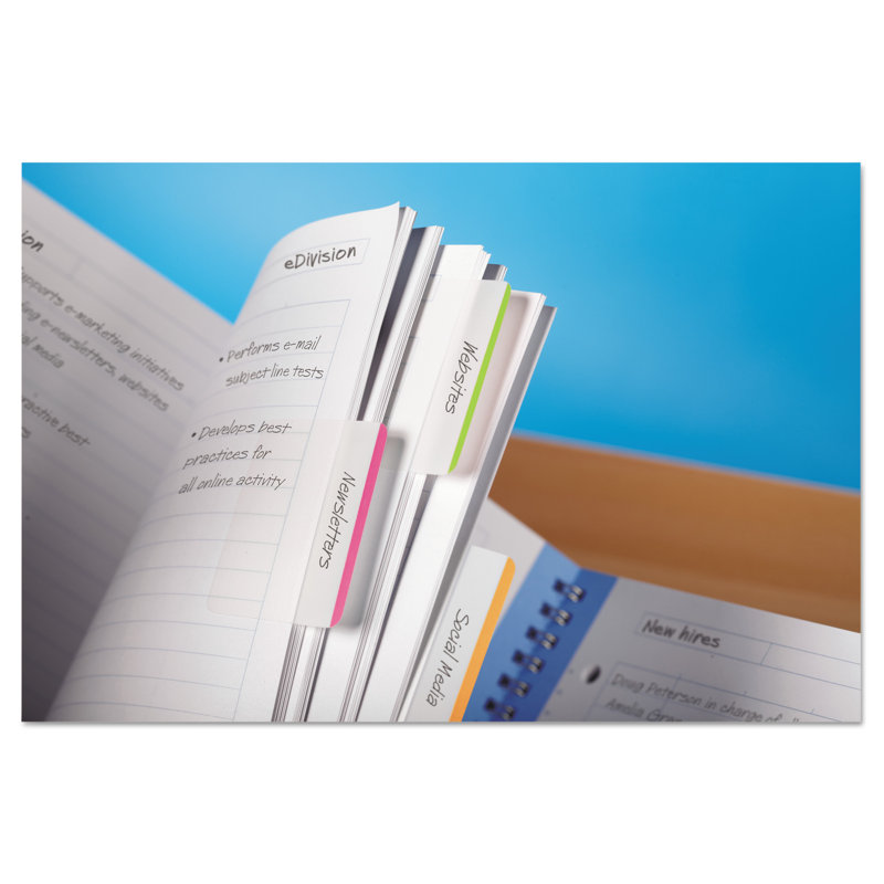 Post-it Paper File Tab Labels