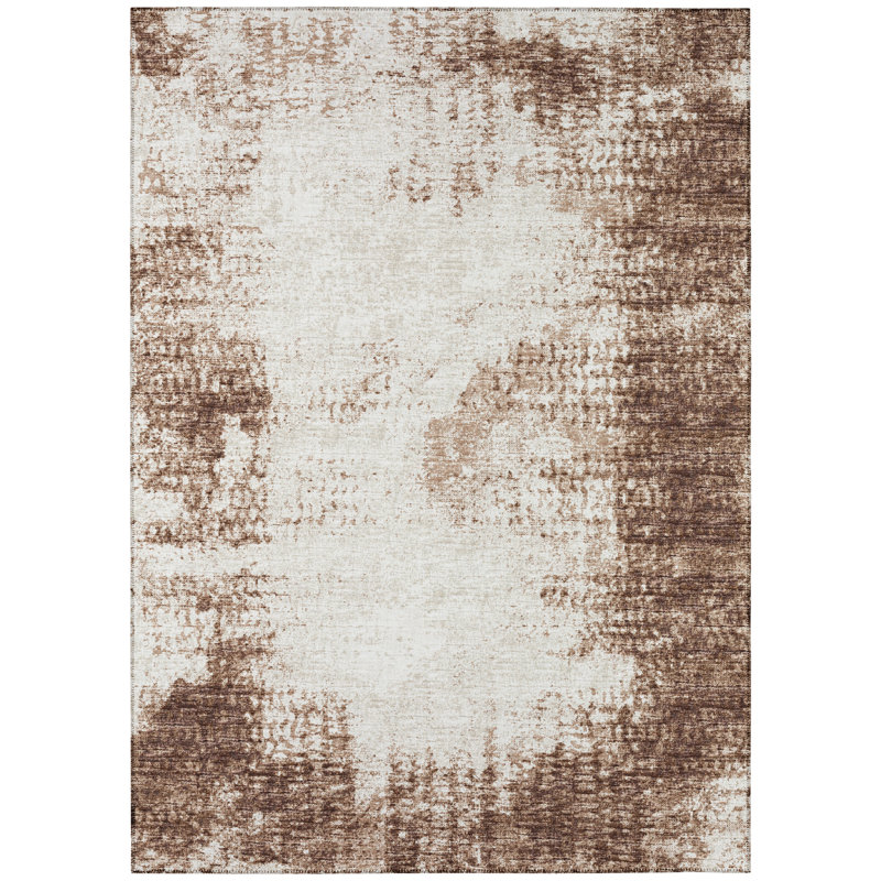 Chenille Abstract Indoor / Outdoor Rug, Rectangle 9' x 12'