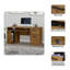 Bureau double caisson 60,1 po avec rangement