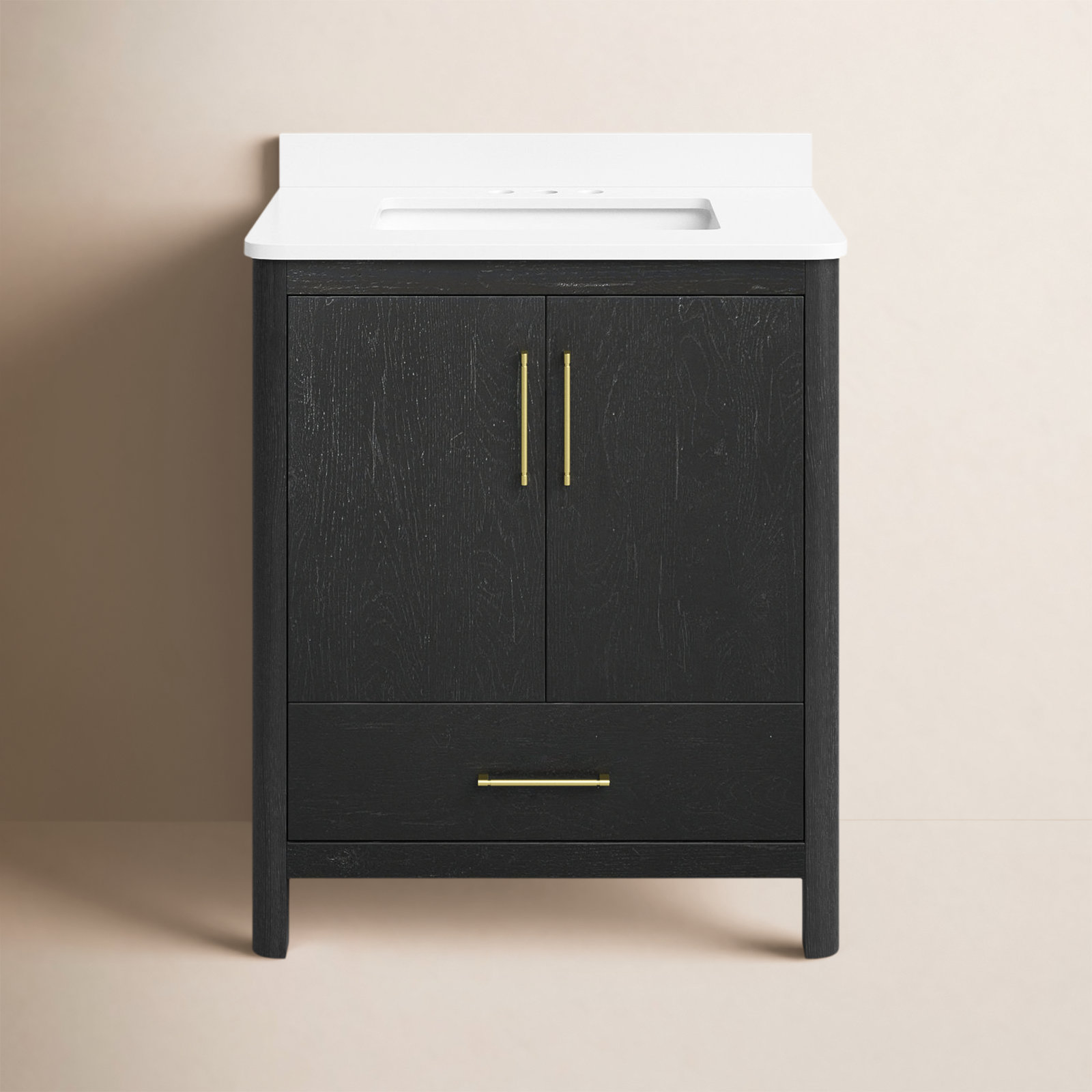 Austin 30" Single Bathroom Vanity, Black