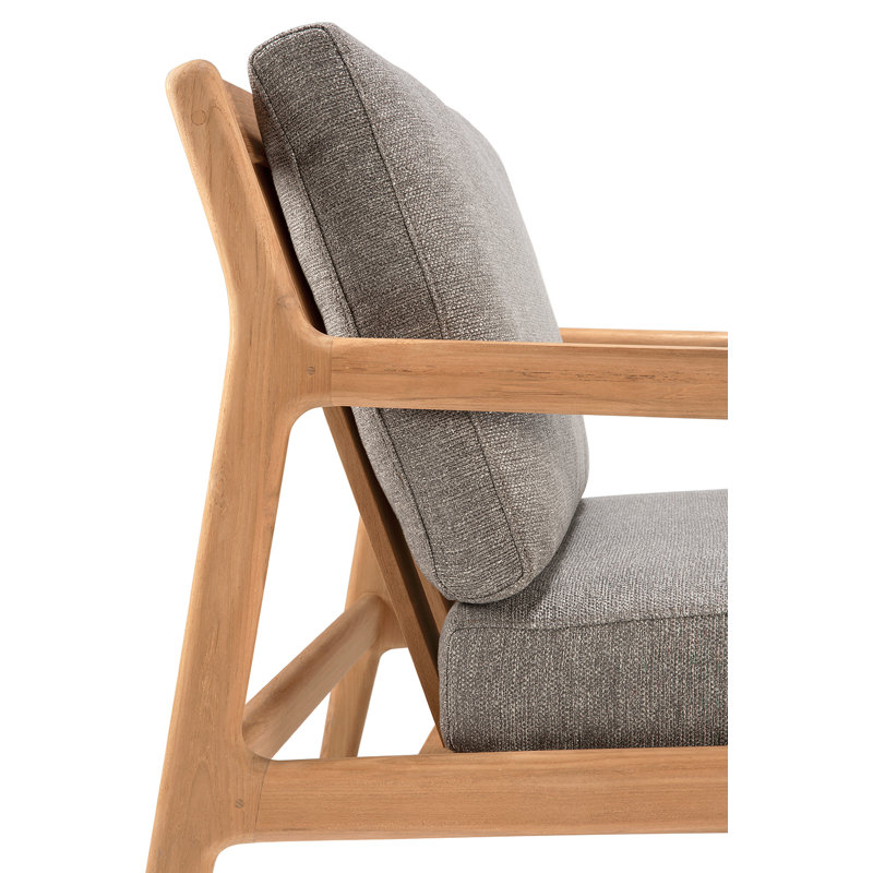 Jack Outdoor Teak Lounge Chair, Brown/Mocha