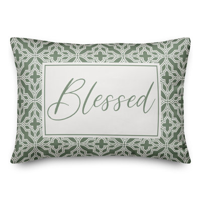 Housse de coussin rectangulaire d'extérieur Blfo Quatrefoils