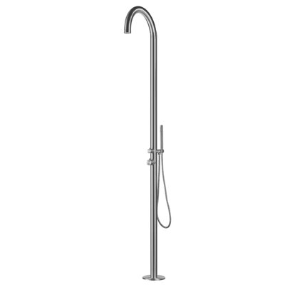Freestanding Outdoor Shower with Hand Shower