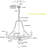 Edim 6 - Light LED Empire Chandelier