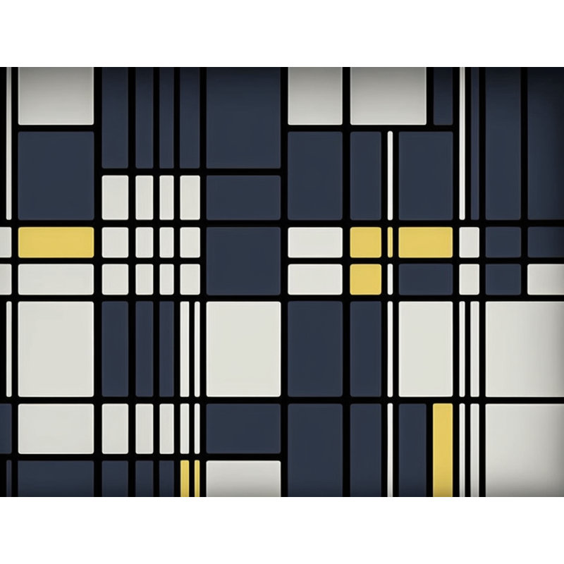 Machine Printed Throw Blanket, 80" L x 60" W, Plaid, Black/Navy