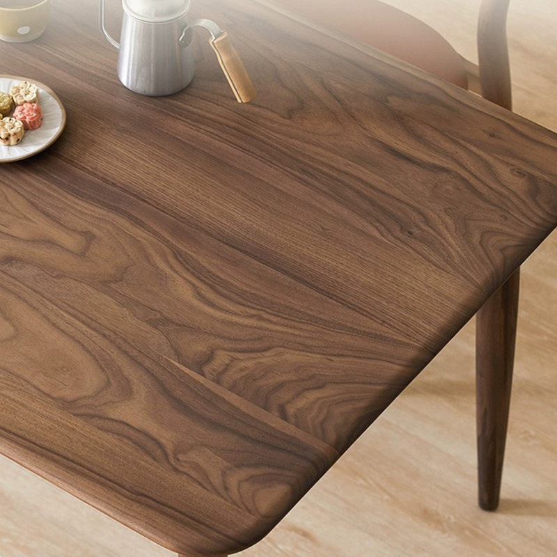 Table de salle à manger rectangulaire moderne de luxe moderne, H 29,52 po x L 78,74 po x l 31,49 po
