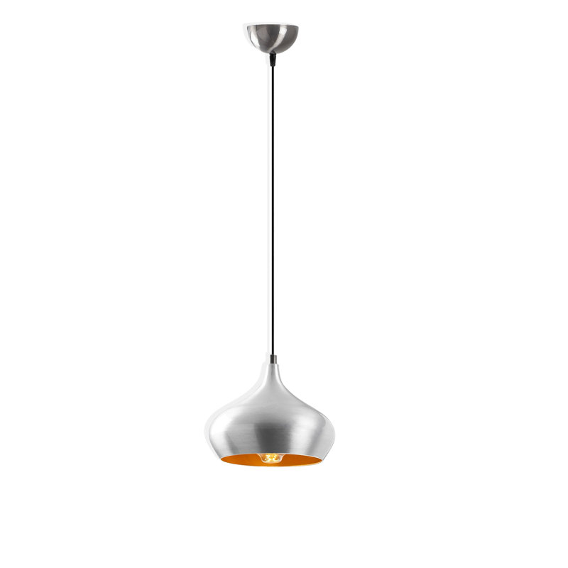 Luminaire suspendu simple en métal à hauteur réglable