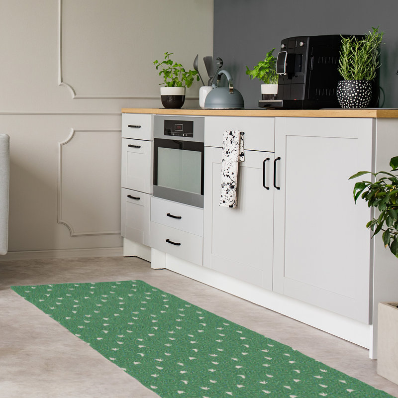 Tapis de lapin vert lapin, Tapis de couloir 2 pi 6 po x 8 pi
