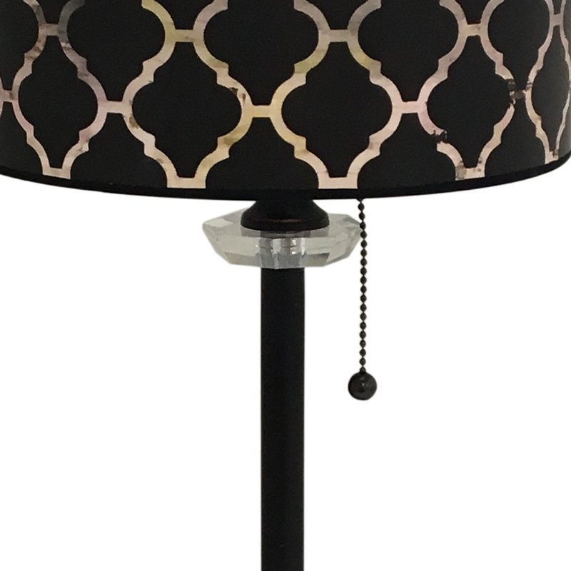 Table Lamp, Antique Brass/Oil Rub Bronze/Black, Black