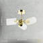 Glass Semi Flush Mount-1638498378
