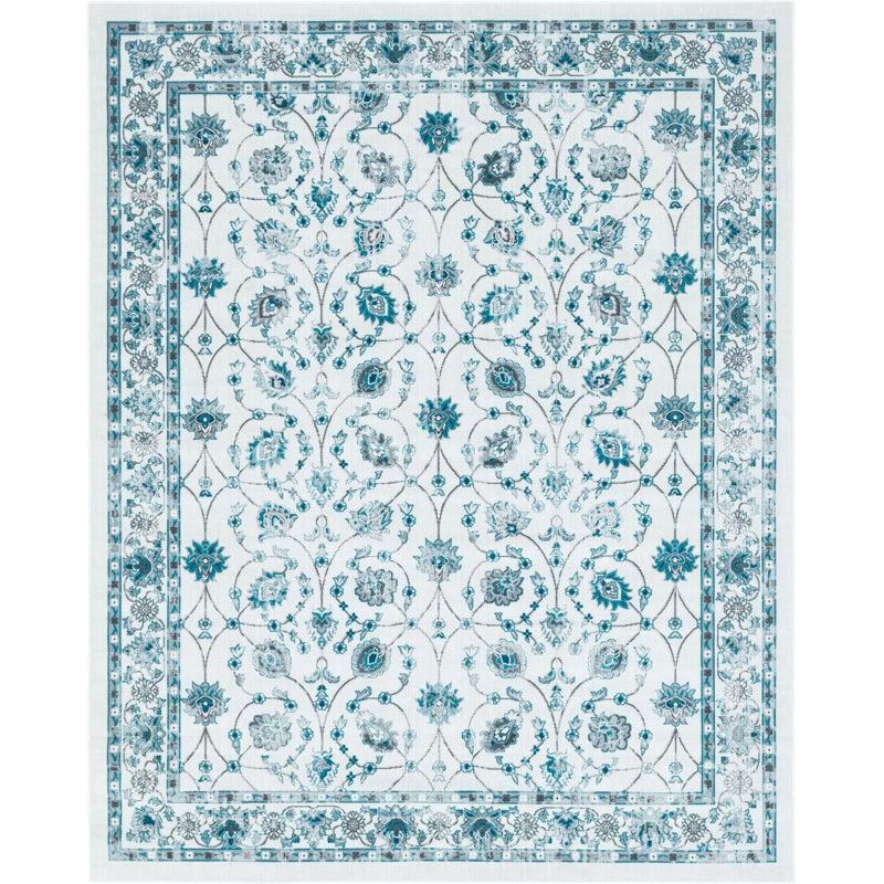 Dota Floral Indoor Rug, Rectangle 7'10" x 10'
