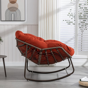 Wildon Home® Cadboro Metal Rocking Chair & Reviews | Wayfair