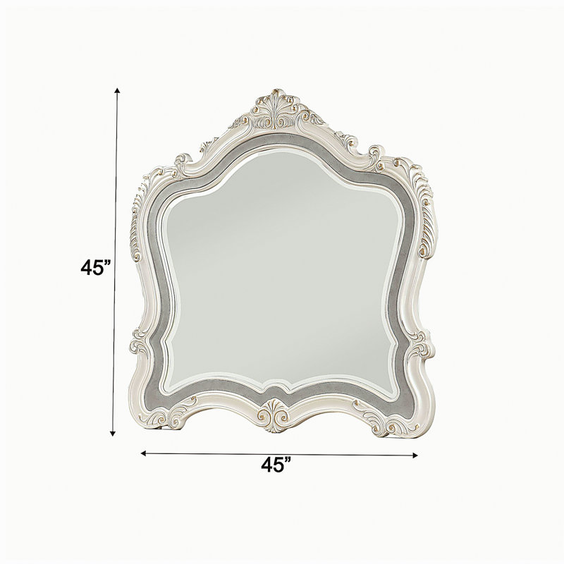 Chantelle pearl white mirror surface
