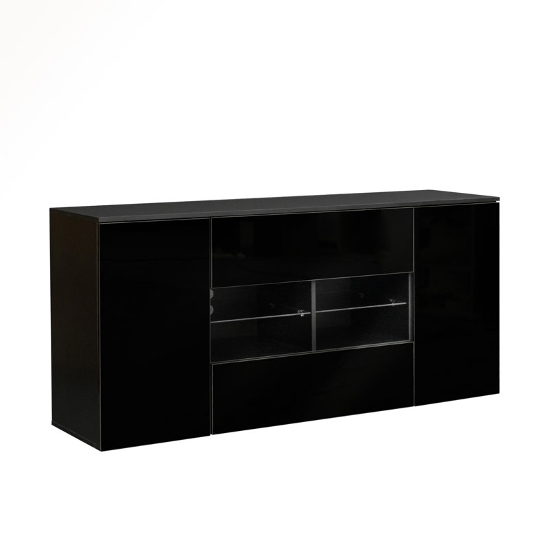 Console 63 po Aleene, Black