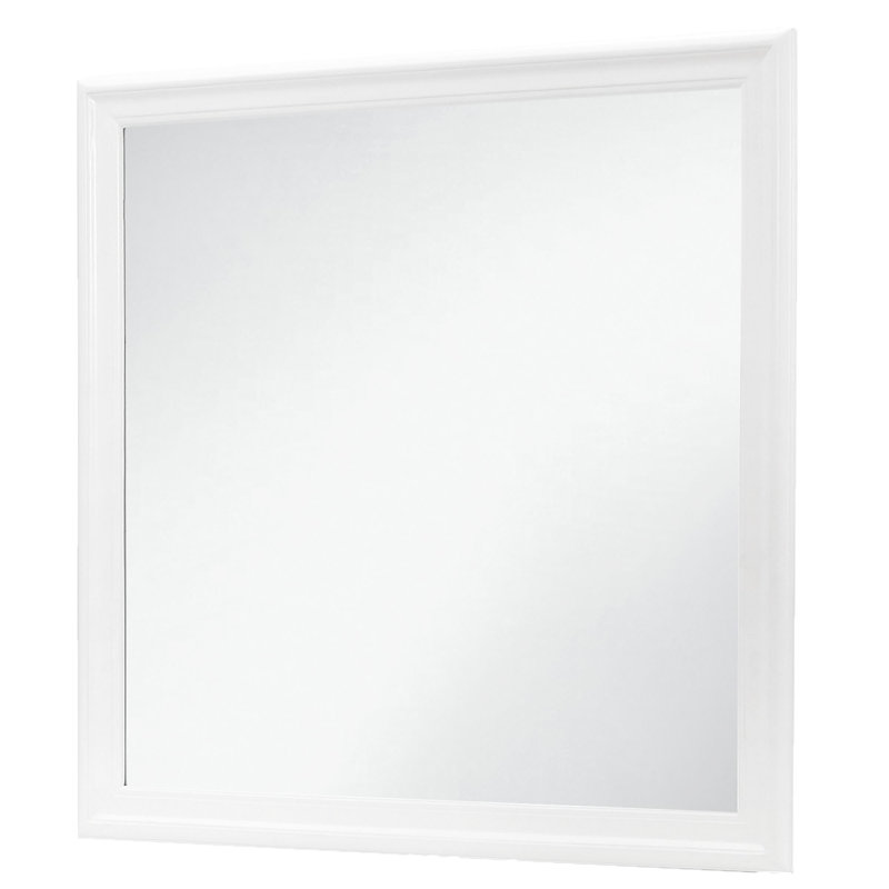 Miroir Charlston, Blanc