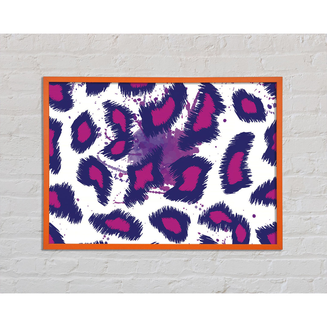 Anora Pop Art Leopard Print - Einzelner Bilderrahmen Kunstdrucke