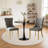 Dining Table Set,  24" Round Dining Table And 2 Velvet Dining Chairs With Gold-plated Legs-737608186-737608189
