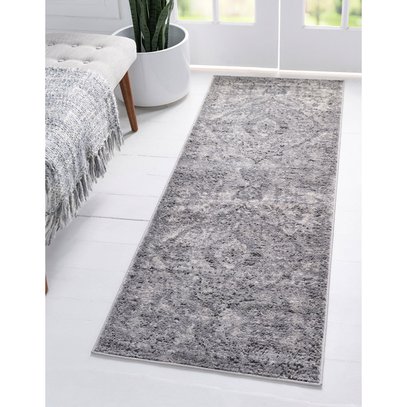 Tapis transitionnel Geddis couleur chamois, Tapis de couloir 2 pi 2 po x 6 pi
