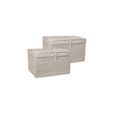 Ensemble de bacs de rangement en tissu