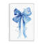 «Blue Watercolor Bow Illustration», giclée par LSR Design Studio-23013510-23013506