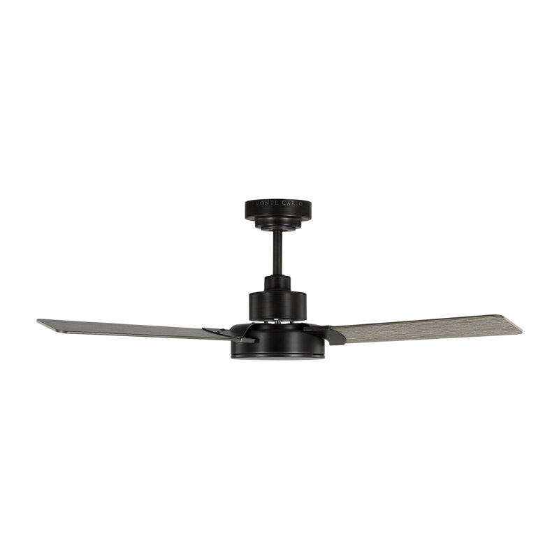 Ventilateur de plafond standard à 3 pales de 44 po avec pièces de contrôle de ventilateur inclus, Étain vieilli