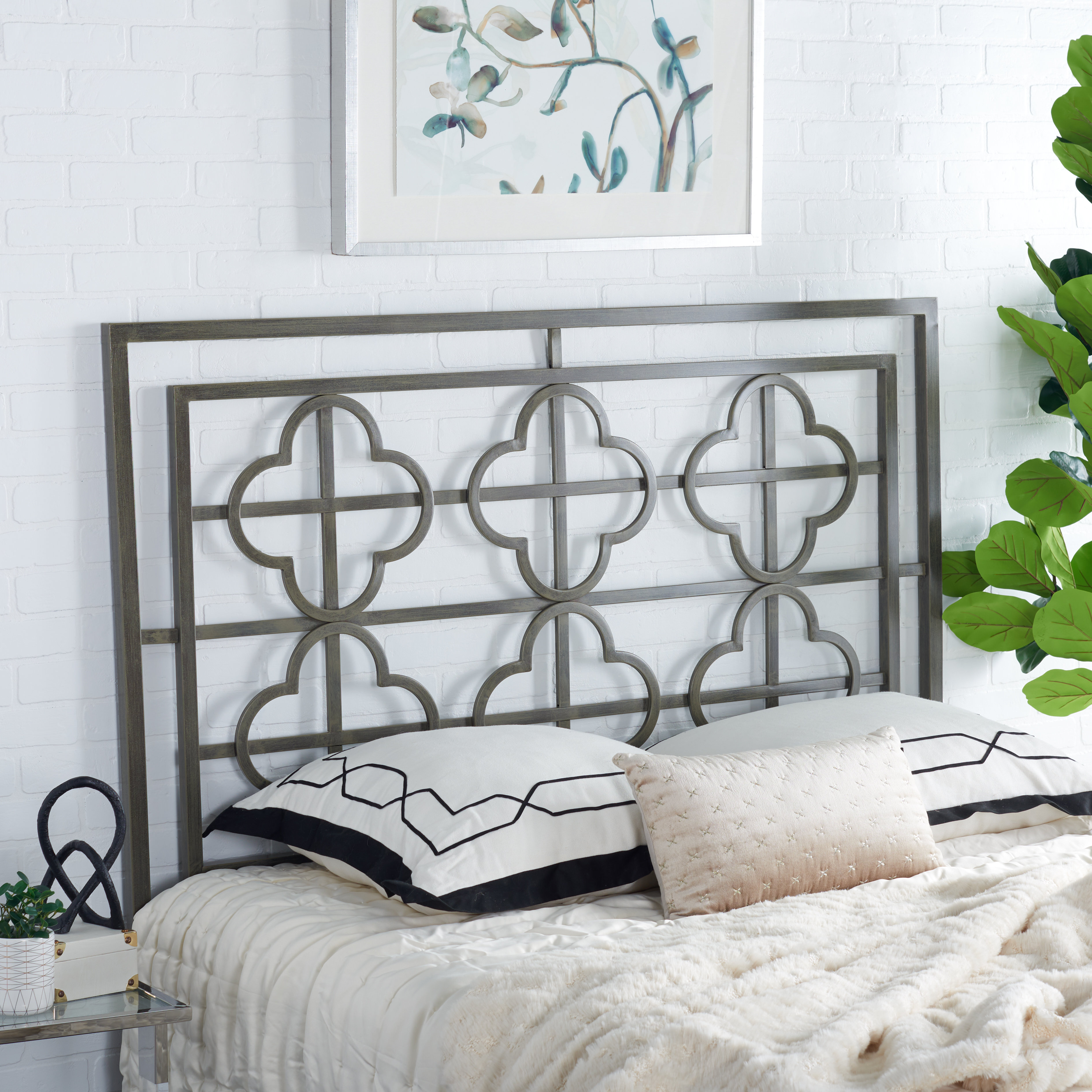 Wayfair wrought online iron headboards