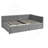 Upholstered Tufted Bed with Two Drawers,Comfortable Backrest and Armrests