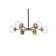 Caisha 6 - Light Dimmable Sputnik Modern Linear Chandelier