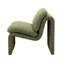 Chaise élégante - Boucle, mousse, rembourrage en mousse courbée rembourrée de mousse-1219042663