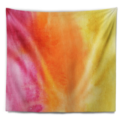 Abstrait violet jaune meet orange tapisserie