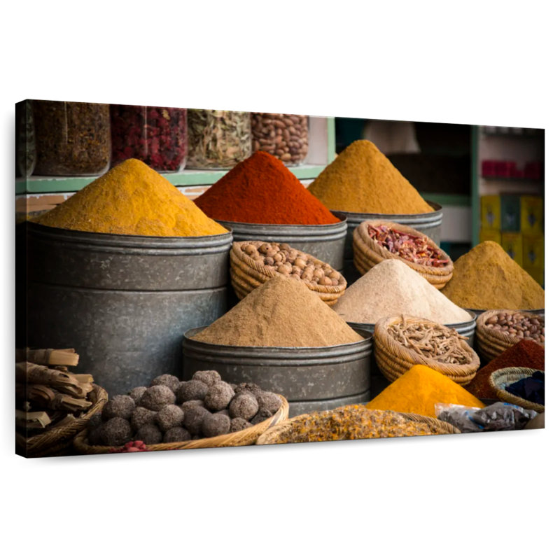 Yarlin Moroccan Souk Spices, 34" H x 51" W